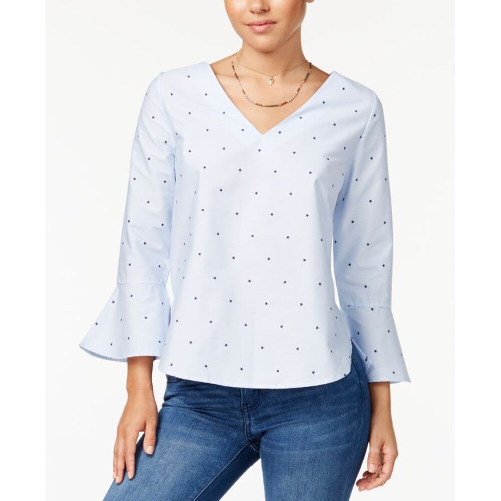 7 Sisters Juniors Ruffle Sleeve Top